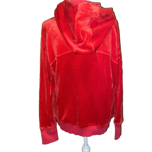 Athleta Size Large Red y2k Coat Mrs. Claus - Picture 4 of 16